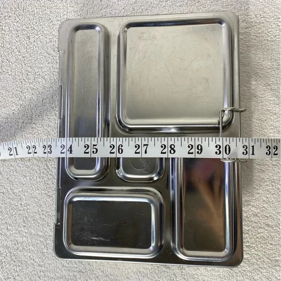 PlanetBox Stainless Steel Compartment Tray Reusable Rover Lunch Box Bento Box - Picture 13 of 14